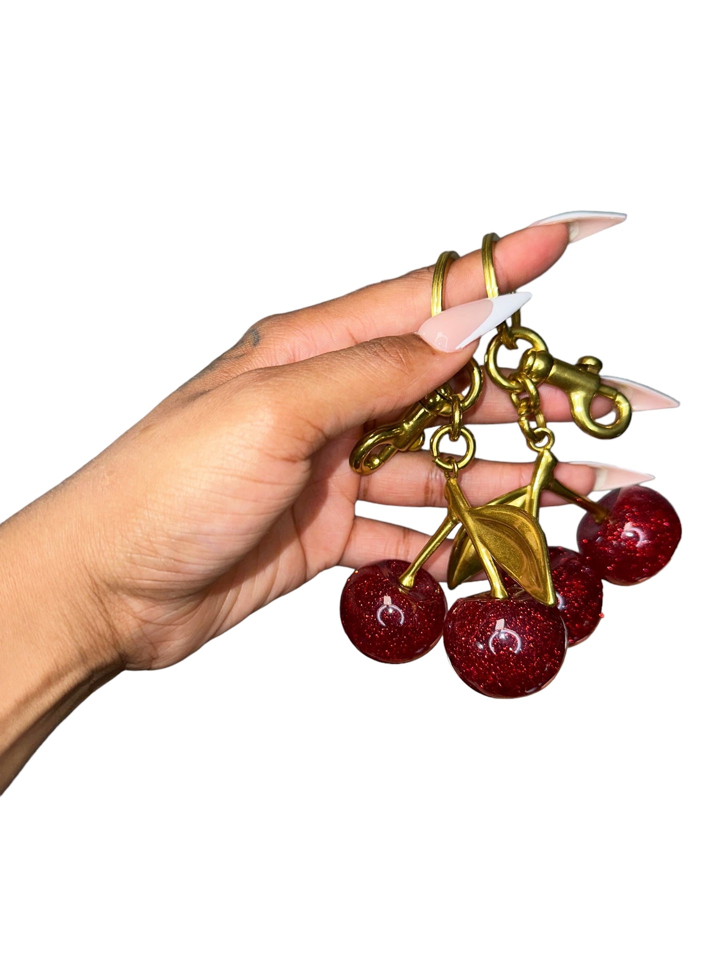 Luxe Cherry Bag Charm