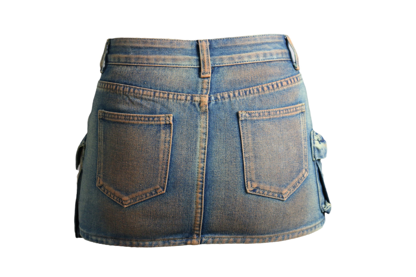 3 Shades Of Denim Skirt