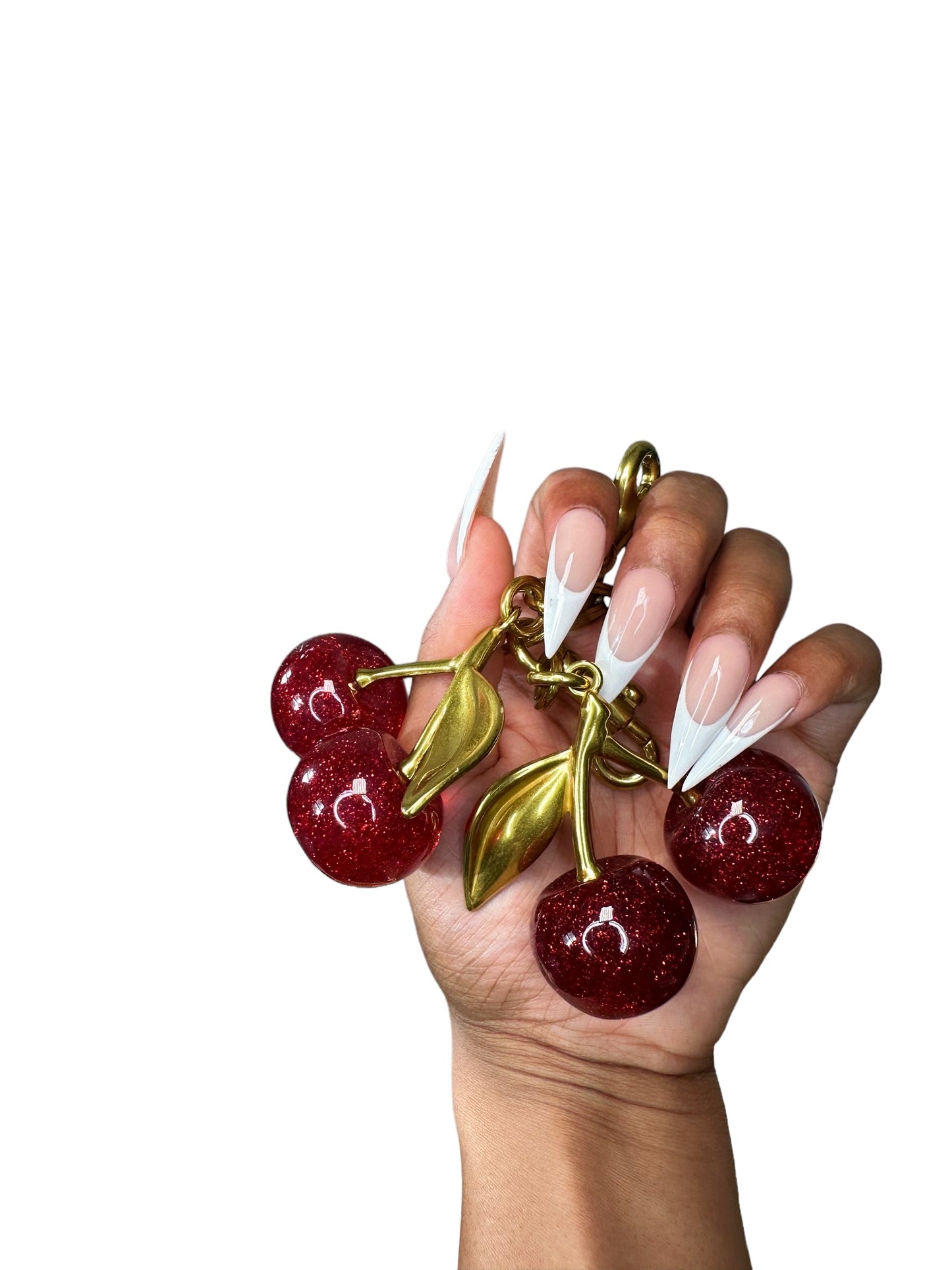 Luxe Cherry Bag Charm