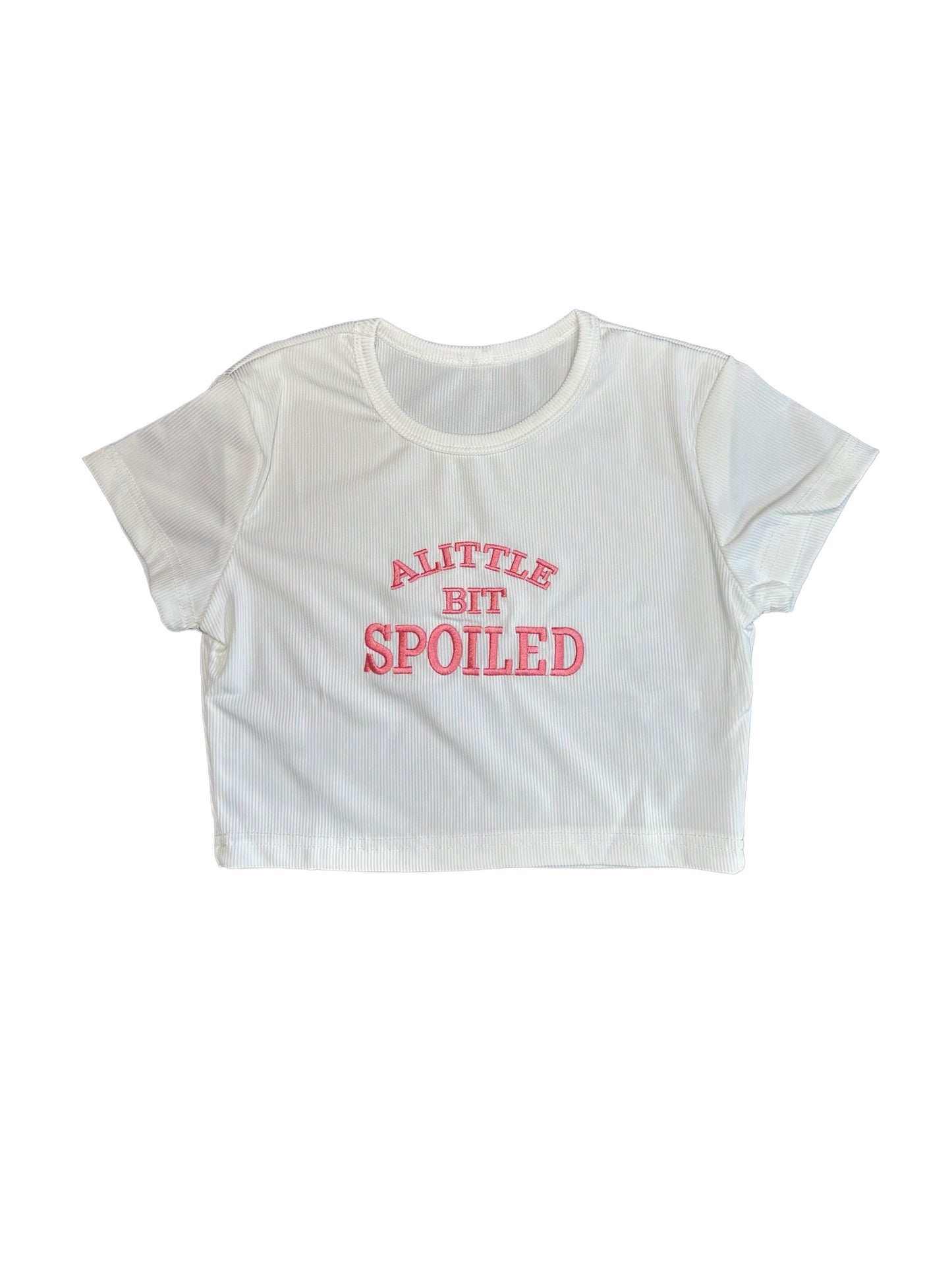 A Little Bit Spoiled Crop Top